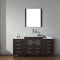 Modern Fittings Dior 66" Single Bath Vanity with Engineered Stone Top and Square Sink Faucet