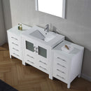 Modern Fittings Dior 68" Single Bath Vanity with Ceramic Top and Integrated Square Sink Faucet