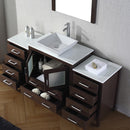 Modern Fittings Dior 68" Single Bath Vanity with Engineered Stone Top and Square Sink Faucet