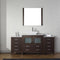 Modern Fittings Dior 68" Single Bath Vanity with Marble Top and Square Sink Faucet