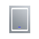 Lexora Bracciano 24" W x 36" H Surface-Mount LED Mirror for Medicine Cabinet with Defogger