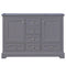 Lexora Dukes 48" W x 22" D Dark Grey Bath Vanity