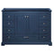 Lexora Dukes 48" W x 22" D Navy blue Bath Vanity