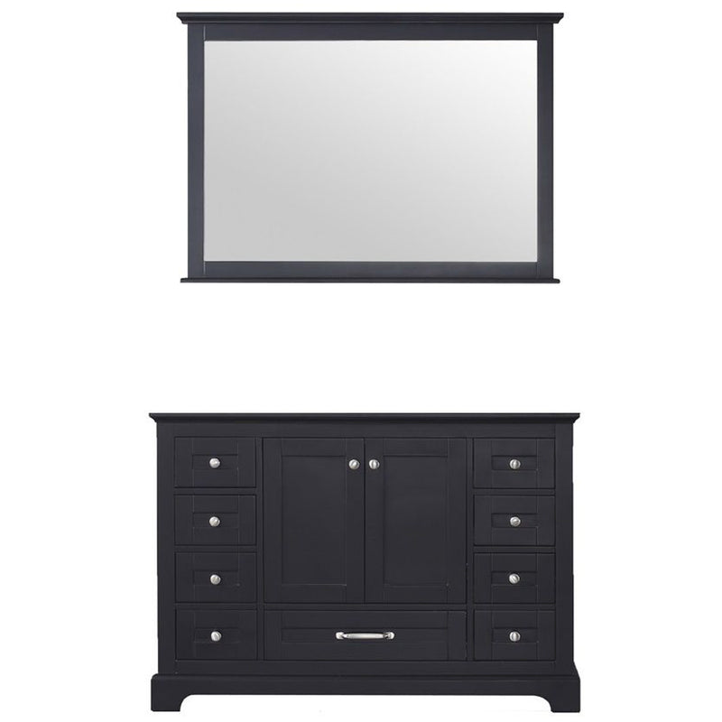 Lexora Dukes 48" W x 22" D Espresso Bath Vanity