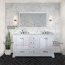 Lexora Dukes 60" W x 22" D Double Bath Vanity and 58" Mirror