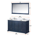 Lexora Dukes 60" W x 22" D Double Bath Vanity and 58" Mirror