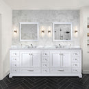 Lexora Dukes 84" W x 22" D Double Bath Vanity