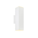 Dals Lighting 4" LED Square Cylinder 28W 3000K 1967 LM White LEDWALL-B-WH