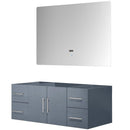 Lexora Geneva 48" W x 22" D Single Bath Vanity and 48" LED Mirror