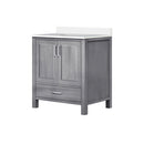 Lexora Jacques 30" W x 22" D Bath Vanity and Marble Top