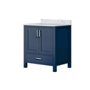 Lexora Jacques 30" W x 22" D Bath Vanity and Marble Top