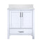 Lexora Jacques 30" W x 22" D Bath Vanity and Marble Top