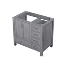 Lexora Jacques 36" W x 22" D Offset Single Bath Vanity