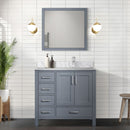 Lexora Jacques 36" W x 22" D Offset Single Bath Vanity