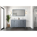 Lexora Jacques 60" W x 22" D Double Bath Vanity