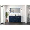 Lexora Jacques 60" W x 22" D Double Bath Vanity