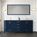 Lexora Jacques 72" W x 22" D Double Bath Vanity