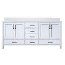 Lexora Jacques 72" W x 22" D Double Bath Vanity and Marble Top