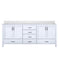 Lexora Jacques 80" W x 22" D Double Bath Vanity and Marble Top