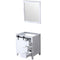 Lexora Marsyas 30" W x 22" D Bath Vanity and 28" Mirror