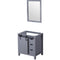 Lexora Marsyas 30" W x 22" D Bath Vanity and 28" Mirror