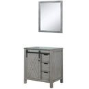 Lexora Marsyas 30" W x 22" D Bath Vanity and 28" Mirror