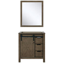 Lexora Marsyas 30" W x 22" D Bath Vanity and 28" Mirror