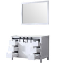 Lexora Marsyas 48" W x 22" D Bath Vanity with 44" Mirror