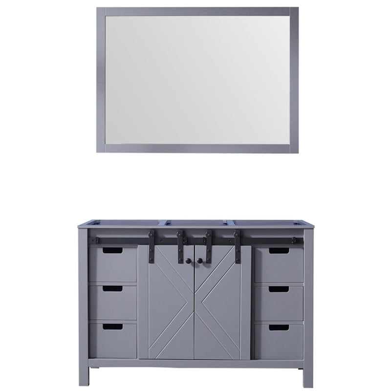 Lexora Marsyas 48" W x 22" D Bath Vanity with 44" Mirror