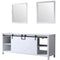 Lexora Marsyas 80" W x 22" D Double Bath Vanity and 30 " Mirrors