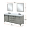 Lexora Marsyas 84" W x 22" D Double Bath Vanity