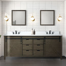 Lexora Marsyas 84" W x 22" D Double Bath Vanity