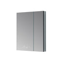 Lexora Savera 30" W x 36" H Recessed or Surface-Mount LED Mirror for Medicine Cabinet with Defogger