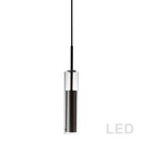 Dainolite 5W Pendant Black Finish LUN-1LEDP-BK