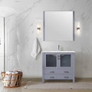 Lexora Volez 36" W x 18.25" D Bath Vanity