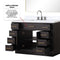 Lexora Abbey 48 in W x 22 in D Single Bath Vanity and Carrara Marble Top