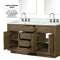 Lexora Abbey 60 in W x 22 in D Double Bath Vanity and Carrara Marble Top