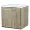 Lexora Fairbanks 24" W x 20" D Rustic Acacia Single Bath Vanity