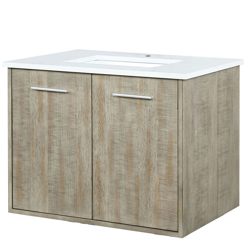 Lexora Fairbanks 30" W x 20" D Rustic Acacia Single Bath Vanity