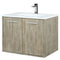 Lexora Fairbanks 30" W x 20" D Rustic Acacia Bath Vanity White Quartz Top with Faucet Set