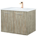 Lexora Fairbanks 30" W x 20" D Rustic Acacia Bath Vanity Cultured Marble Top with Faucet Set