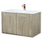 Lexora Fairbanks 36" W x 20" D Rustic Acacia Bath Vanity White Quartz Top with Faucet Set