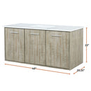 Lexora Fairbanks 48" W x 20" D Rustic Acacia Single Bath Vanity