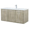 Lexora Fairbanks 48" W x 20" D Rustic Acacia Bath Vanity Cultured Marble Top with Faucet Set