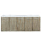 Lexora Fairbanks 60 " W x 20 " D Rustic Acacia Double Bath Vanity