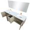 Lexora Fairbanks 80" W x 20" D Rustic Acacia Double Bath Vanity Cultured Marble Top with Faucet Set and 70" Mirror