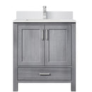 Lexora Jacques 30" W x 22" D Bath Vanity, Marble Top with Faucet Set