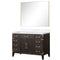 Lexora Laurel 48" W x 22" D Single Bath Vanity Carrara Marble Top and 46" Mirror