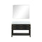 Lexora Norwalk 48 in W x 22 in D Single Bath Vanity with Carrara Marble Top and 46 in Mirror