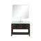 Lexora Norwalk 48 in W x 22 in D Single Bath Vanity with Carrara Marble Top Faucet Set and 46 in Mirror